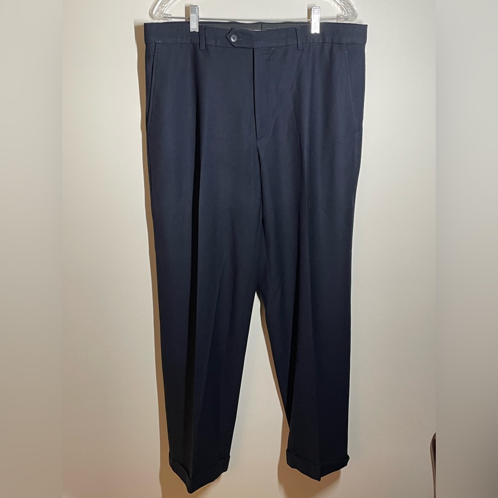 GIORGIO ARMANI Black Wool / Cashmere Trousers